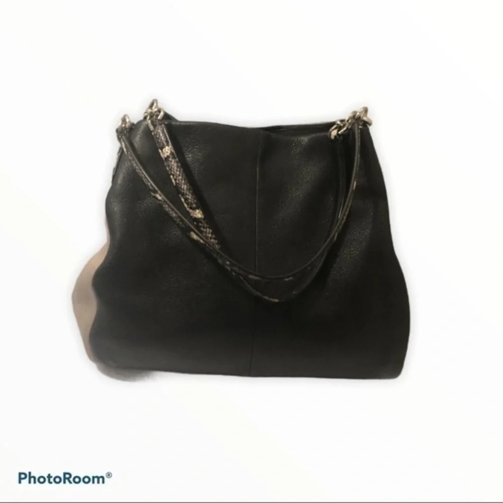 Coach PHOEBE BAG EXOTIC EMBOSSED LEATHER trim